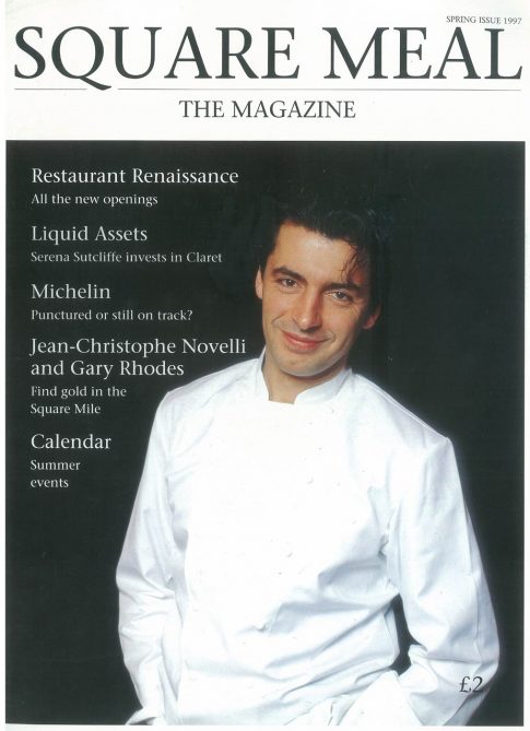 Jean Christophe Novelli, 'Square Meal' magazine cover