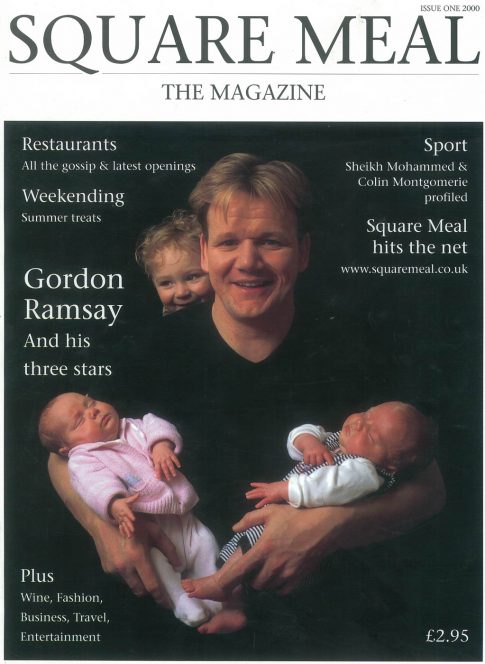 Gordon Ramsay on the 'Square Meal' magazine cover